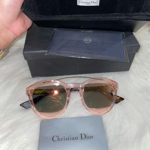 Authentic Christian Dior Rose color sunglasses
